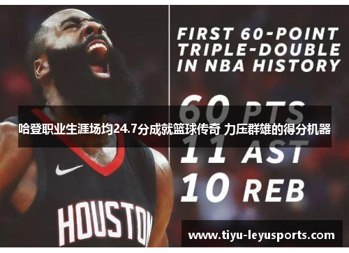 哈登职业生涯场均24.7分成就篮球传奇 力压群雄的得分机器