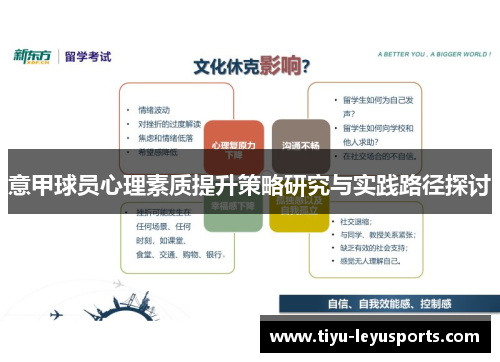 意甲球员心理素质提升策略研究与实践路径探讨 意甲球员心理素质提升策略研究与实践路径探讨